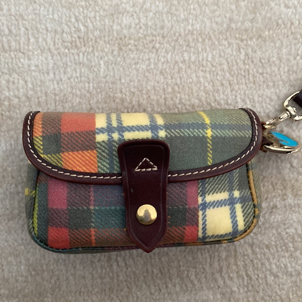 Dooney and Bourke Plaid Wristlet
